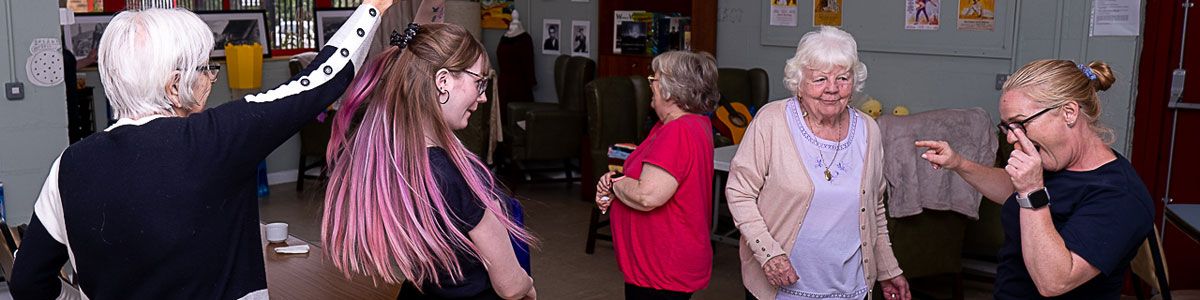 Fun together with the staff